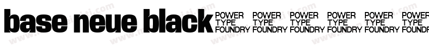 base neue black字体转换